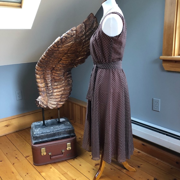 Vintage Coco Flowy Polka Dot Dress - Picture 6 of 9